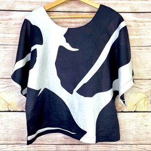 Anthropology The Odells Juanita Linen Blouse.